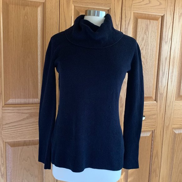 TALBOTS - Flounce Sleeve Cowlneck Sweater - Excellent Shape - Picture 2 of 10